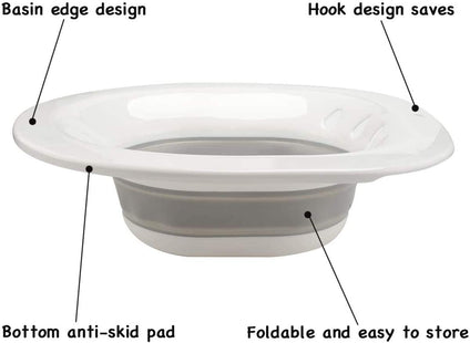 DELFINO Sitz Bath Over The Toilet Perineal Soaking Bath, for Hemorrhoidal Relief, Ideal for Post Episiotomy Patients,for Pregnant Women, for The Elderly