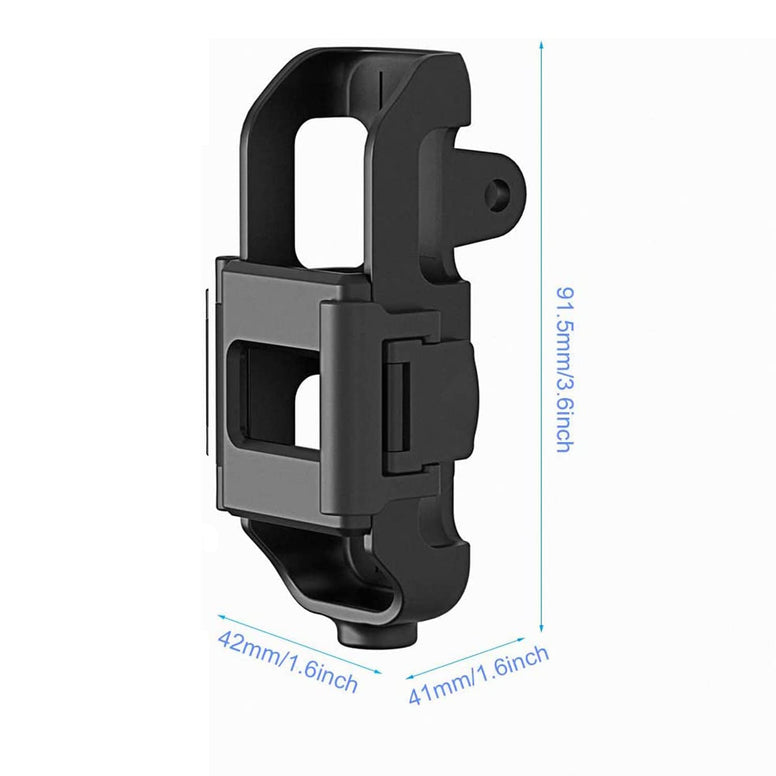 Action Mount for DJI Osmo Pocket, Tripod and Action GoPro Mount Stand Bracket, Tripod Mount Accessories Expansion Protective Frame with Quick-Release Design for DJI Pocket 2, for Action Cam Mount