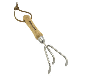Kent and Stowe Stainless Steel Hand 3 Prong Cultivator FSC-100percent