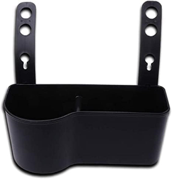 Womdee Car Cup Holder Organizer, Womdee Seat Back Headrest Organizer Drink Pocket Food Tray Removal, Universal caddy tray Portable Car Drink Storage Box Coffee Holder (Black)