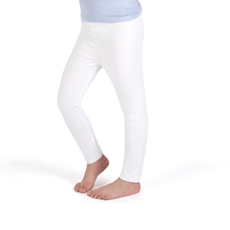 Flaryzone Little Girls' 2T-6T Basic Full Length Soft Stretchy Cotton Tights Leggings (2-6 Years, 2Pack/3Pack)