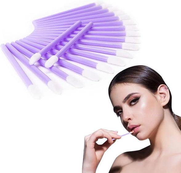 AMERTEER 50pcs disposable lip applicators Make Up Brush, lip wands lip wands disposable, Lipstick Wands Tool Kits, Lip Wands Disposable, lipstick applicator wands disposable makeup applicator