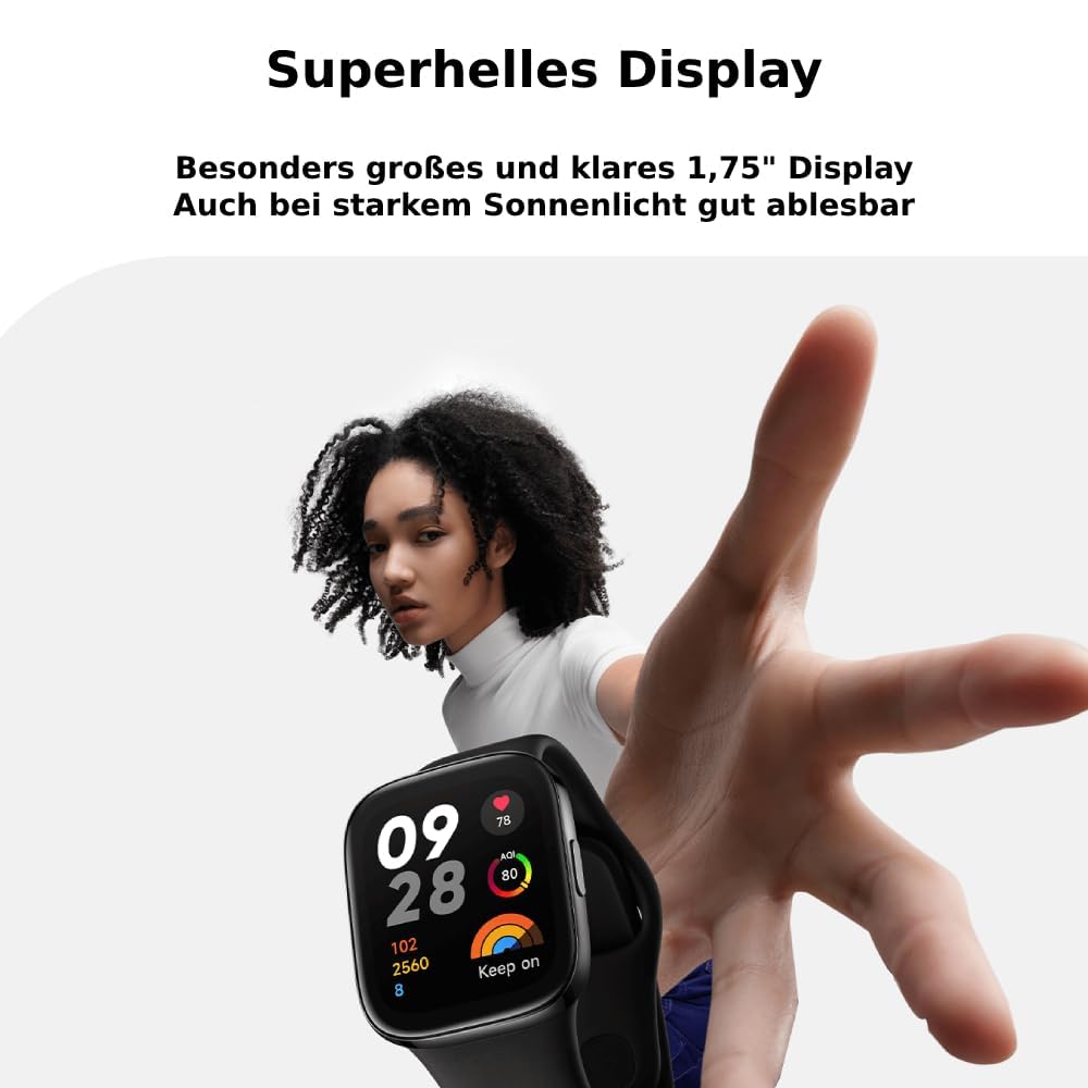 Xiaomi Redmi Watch 3 Black smartwatch