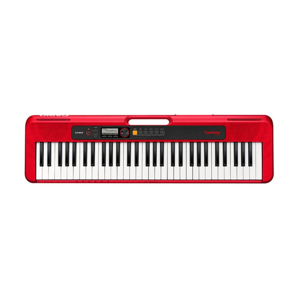 Casio Ct-S200Rd Keyboard In Red With 61 Standard Keys And Accompanying Automatic