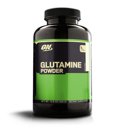 Optimum Nutrition (ON) L-Glutamine Muscle Recovery Powder - Unflavoured, 300 Grams, 58 Servings