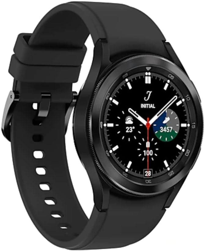 SAMSUNG Galaxy Watch 4 Classic 42mm Smartwatch GPS Bluetooth WiFi (International Version) (Black)