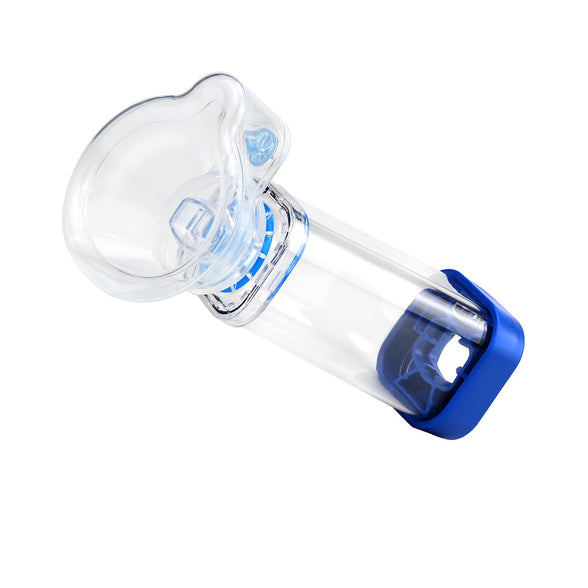 Spacer Chamber Plus Flow-Vu Anti-Static Include Mask Aero Spacer with Cap for Adult Child (Child)