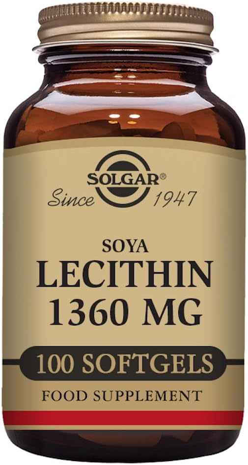 Solgar Lecithin 1360 Mg, 100 Softgels