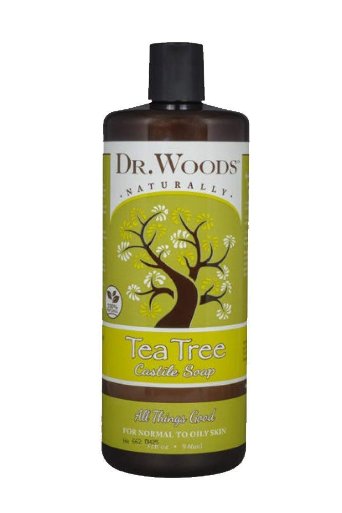 Dr. Woods Naturals Castile Liquid Soap Tea Tree, 32 Fluid Ounce