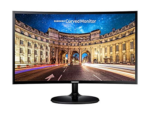 Samsung 24 Inch Cf390 Curved Monitor Lc24F390Fhmxue, Black