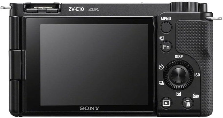 Sony Alpha ZV-E10L Interchangeable Lens Vlog Digital Camera, Large APS-C type 24.2-Megapixel Exmor CMOS Sensor With 16-50 mm Lens, 24.2MP, Black