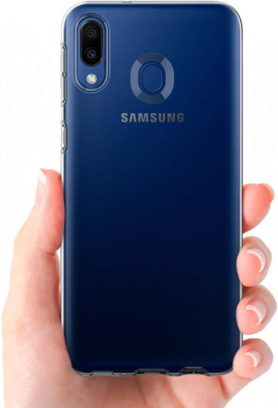 Spigen Liquid Crystal designed for Samsung Galaxy M20 case cover - Crystal Clear