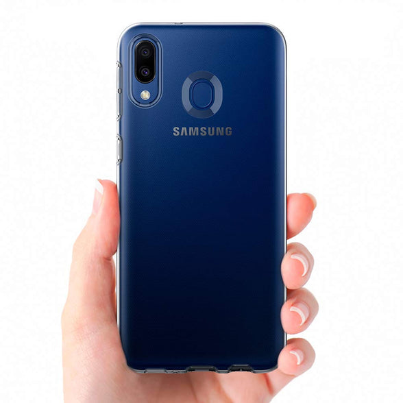 Spigen Liquid Crystal designed for Samsung Galaxy M20 case cover - Crystal Clear