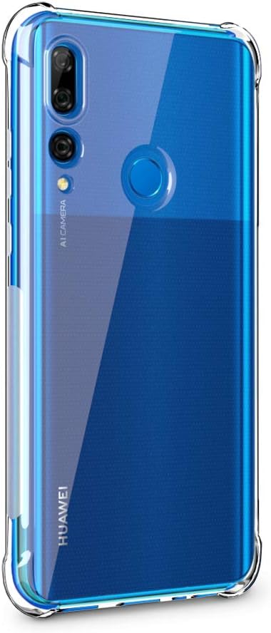 Case For Huawei Y9 Prime 2019 Case, [Super-Slim][Reinforced Corners] Advanced Shock-Absorbent Scratch-Resistant Transparent Tpu Cover - Clear