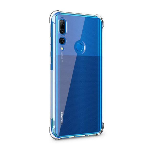 Case For Huawei Y9 Prime 2019 Case, [Super-Slim][Reinforced Corners] Advanced Shock-Absorbent Scratch-Resistant Transparent Tpu Cover - Clear