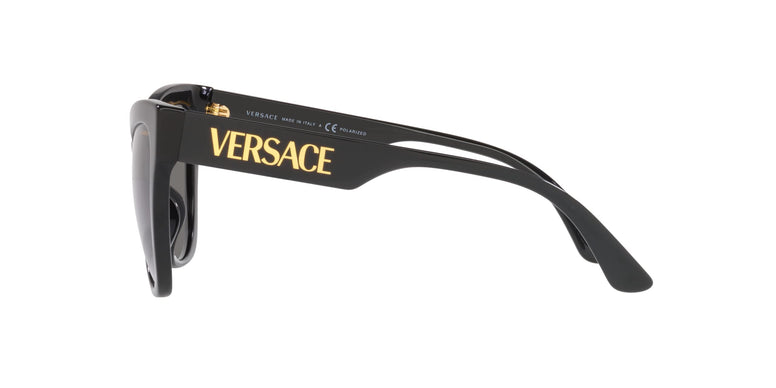 Versace Woman Sunglasses Havana Frame, Dark Brown Lenses, 56MM