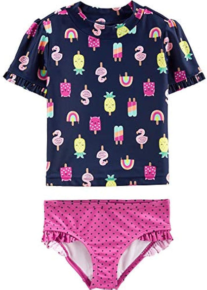 Simple Joys by Carter's Girls' Assorted Rashguard Sets