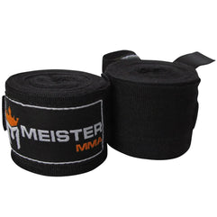 Meister Adult 180" Semi-Elastic Hand Wraps for MMA & Boxing (Pair) - All Colors