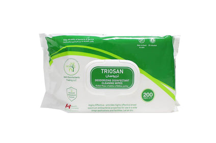 WishingWoodHouse Triosan Wipes Disinfectant Sanitizing Wipes | 200 Wipes for Cleaning and Sanitizing