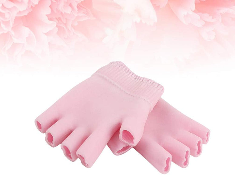 ROSENICE Gel Overnight Hand Moisturizing Gloves for Dry Hand Treatment Moisture Gloves Overnight Cotton Skin Spa Gloves with Moisturizer Gel