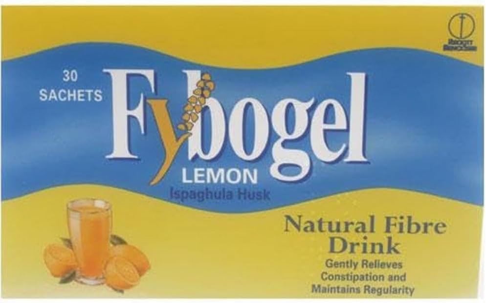 Fybogel Hi-Fiber Sachets for Constipation Relief, Orange Flavour, Pack of 30 Sachets