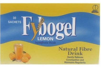 Fybogel Hi-Fiber Sachets for Constipation Relief, Orange Flavour, Pack of 30 Sachets