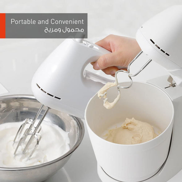 Panasonic 175W, Stand Mixer 5 Speed Selection, With Egg Beater And Dough Hook ( Model Mkgb3)"Min 1 year manufacturer warranty"