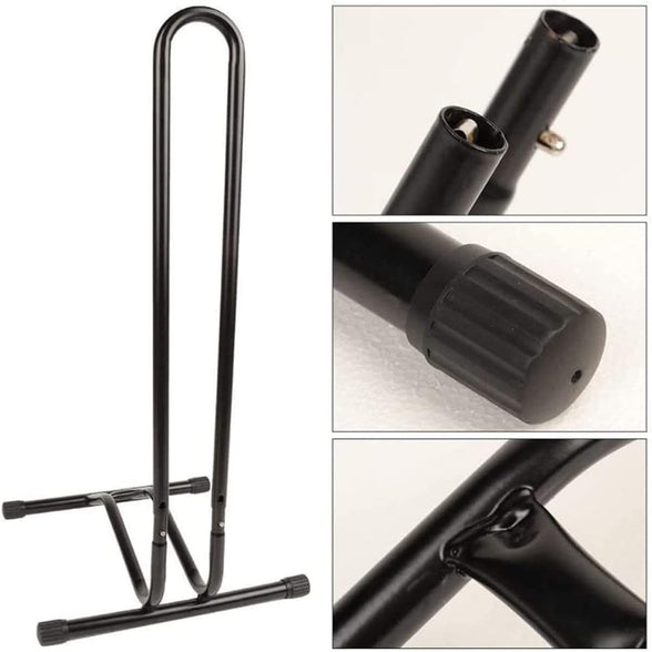 Nyganmelloz Bicycle Ground Stand, Detachable Bike Rack/Bike Floor Stand/Maintenance Rack，For Indoor And Outdoor Ground Support Of All Bike Mountain And Road Bikes