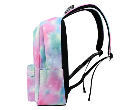 YANAIER Waterproof School Backpack for Girls Teens Cute Print Bookbag Laptop Backpack Women Travel Casual Daypack