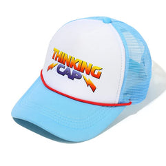 Anime Cap Adjustable Baseball Caps Cosplay Accessories Embroidered Hat For Men Women Blue White