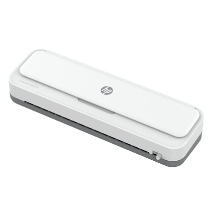 HP OneLam 400 A3 Laminator 75/80-125 Micron Includes Cutting Ruler, Corner Router and Laminating Pouches 3161