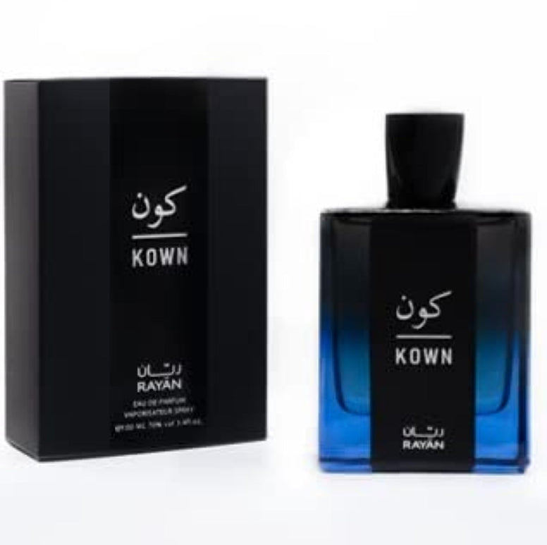 RAYAN KOWN Eau de Parfum - 100 ML EDP, Long Lasting Perfume for Men and Women, KOWN Fragrance for Unisex With 3 Notes (Top, Base & Heart)