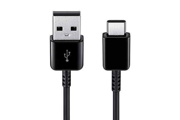 Samsung Original USB Type C Charge and Sync Cable – Genuine Samsung USB-A to USB-C Charging Cable for Fast Charging of Mobile Phones and Tablets – 1.5 m - Black