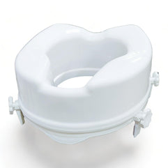 VEAYVA RAISED TOILET SEAT 6 INCH | COMMODE ELEVATOR | COMMODE RAISER 6 INCH WITH 4 CLIPS AND EXTRA STABILITY AND SAFETY