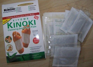 Almand Drake Kinoki Cleansing Detox Foot Patches 10 Adhesive Pads Kit Natural Unwanted Toxins Remover (Multicolour)