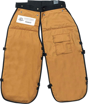 FORESTER Chainsaw Chaps For Men - Apron Style, Adjustable Belt - Chain Saw Chaps For Men