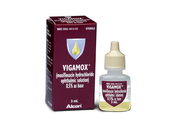 VIGAMOX (moxifloxacin hydrochloride Eye Drops) 0.5% as base - 5ml
