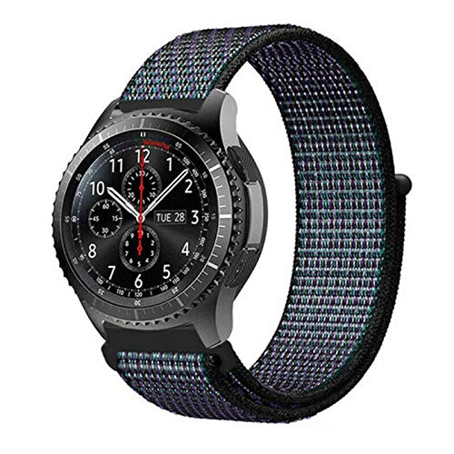 MARGOUN for Samsung Galaxy Watch Active 2 40mm / 44mm Nylon Woven Sport Loop Band Strap