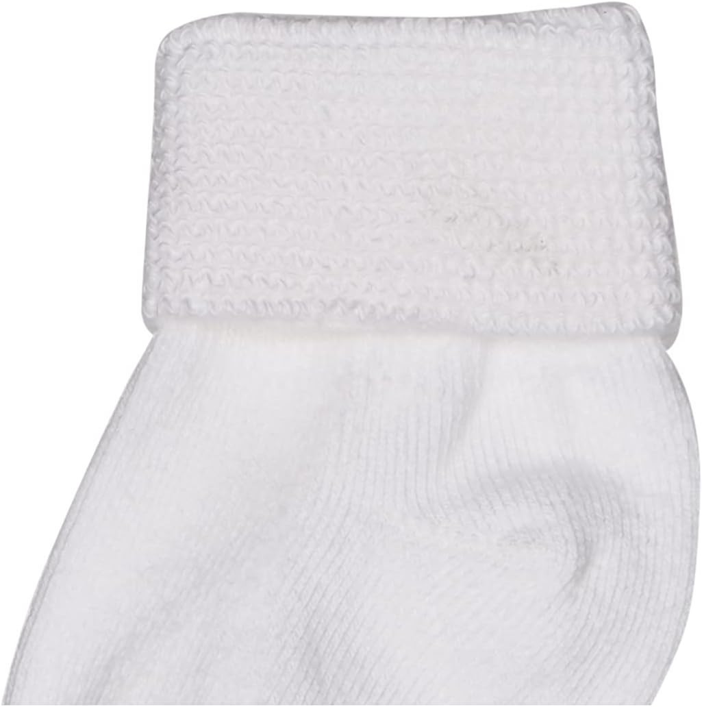 Jefferies Socks Baby Boys' Newborn Turn Cuff Bootie 6 Pair Pack