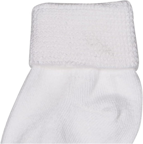 Jefferies Socks Baby Boys' Newborn Turn Cuff Bootie 6 Pair Pack