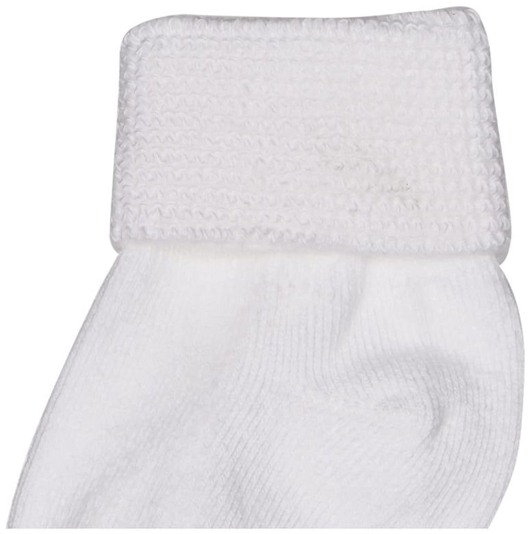 Jefferies Socks Baby Boys' Newborn Turn Cuff Bootie 6 Pair Pack