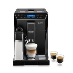 De'Longhi Eletta Fully Automatic Coffee Machine | With Milk Frother | 13 Adjustable Settings | Integrated Coffee Grinder | ECAM44.660.B (Black)