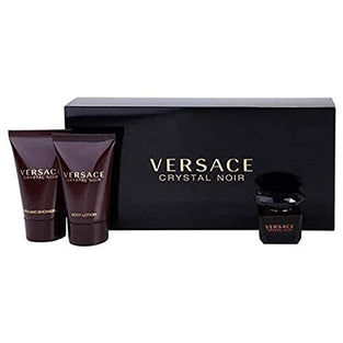 Versace Perfume - Versace Crystal Noir - perfumes for women, 3 Pieces Mini Set