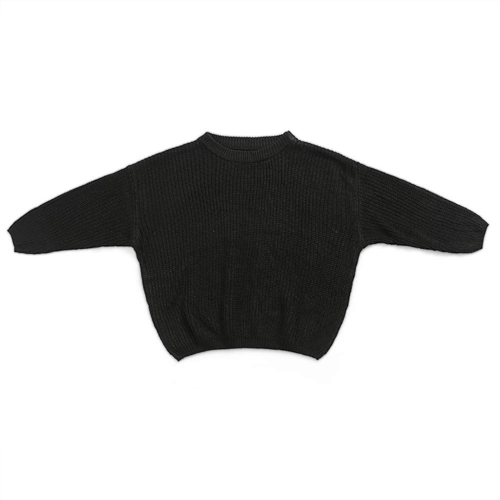 Newborn Toddler Baby Knitted Sweater Kids Boy Girl Fall Winter Warm Crewneck Pullover Tops Outfits Clothes 18-24M