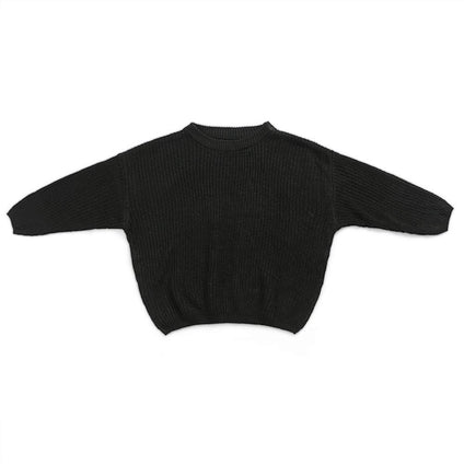 Newborn Toddler Baby Knitted Sweater Kids Boy Girl Fall Winter Warm Crewneck Pullover Tops Outfits Clothes 18-24M