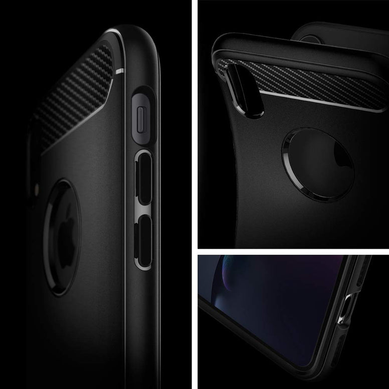 Spigen Rugged Armor Case Designed for Apple iPhone XR (2018) - Matte Black
