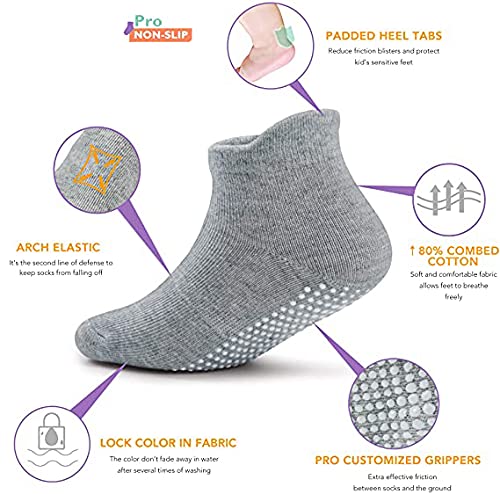 Anti Slip Non Skid Ankle Socks With Grips (2-3 Years)