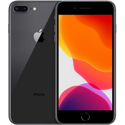 Apple iPhone 8 Plus - Space Grey - 64GB - Renewed As New with (64GB, Space Grey)