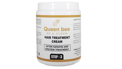QUEEN BE HAIR TREATMENT CREAM 1000 ML FORMULATED IN BRAZIL AFTER KERATIN & BROTEIN TREATMENT Hydrate Repair + Argan Oil of Morocco Hair Mask Deep Moisturizing Conditioning Treatment (step 3)