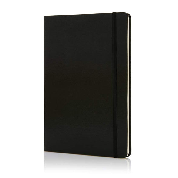 Santhome Classic Notebooks | A5, Hardcover, Ruled/Linked Notebooks, Writing Pads, Dairies - 192 Pages (Black)